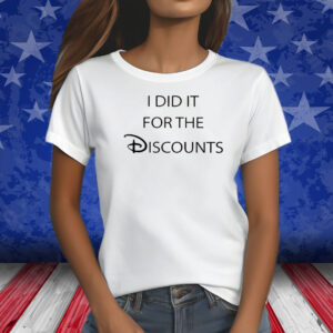 Joey Jones I Did It For The Discounts Shirt