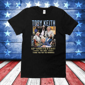 Toby Keith 63rd Anniversary 1961-2024 Thank You For The Memories Shirt