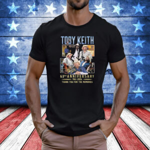 Toby Keith 63rd Anniversary 1961-2024 Thank You For The Memories Shirt