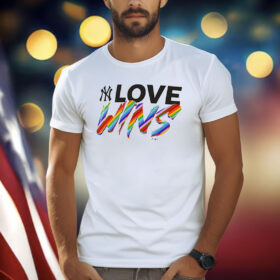 New York Yankees Fanatics Branded Love Wins T-Shirt