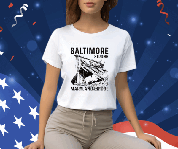 Baltimore Strong Maryland Bridge Vintage T-Shirt