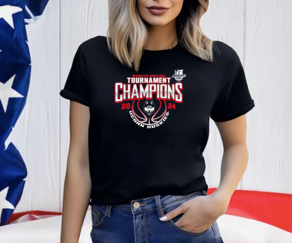 Uconn Huskies 2024 Big East Women’s Basketball Conference Tournament Champions T-Shirt