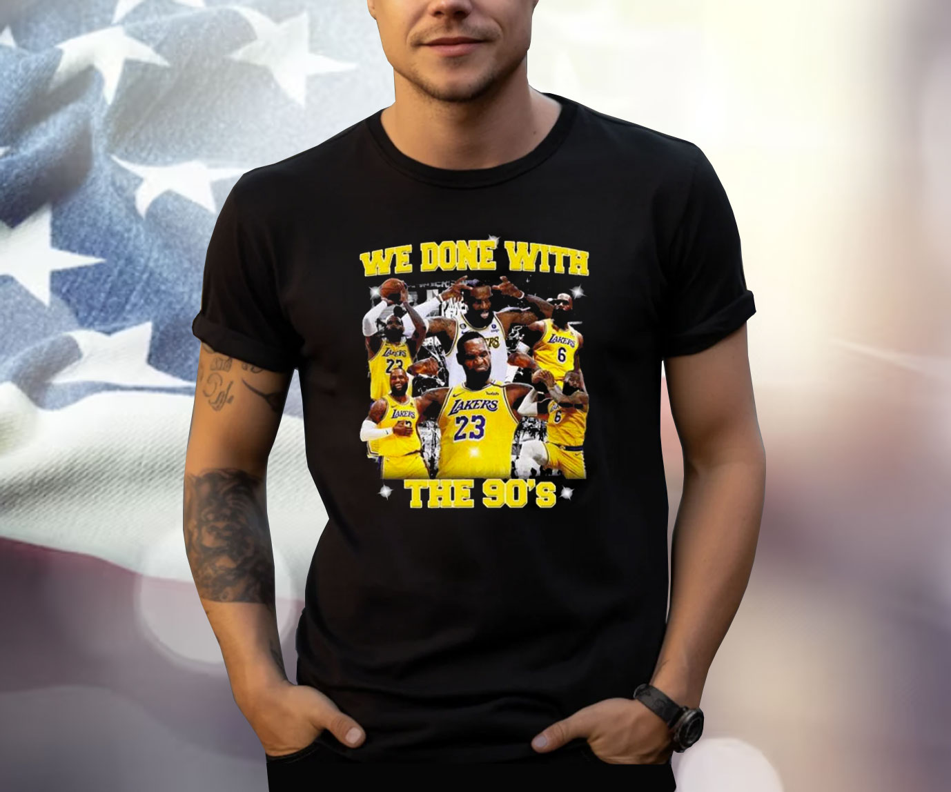 Lakers We Done With The 90S T-Shirt