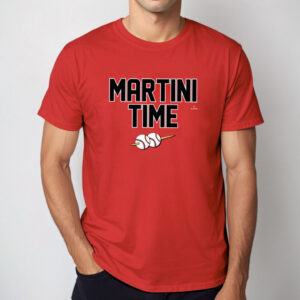 Martini Time Baseball T-Shirt