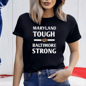 Wes Moore Maryland Tough Baltimore Strong T-Shirt