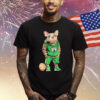 Jaylen Brown Bulldog Wearing Celtics Boston T-Shirt