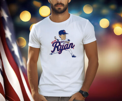 Nolan Ryan Texas Caricature T-Shirt