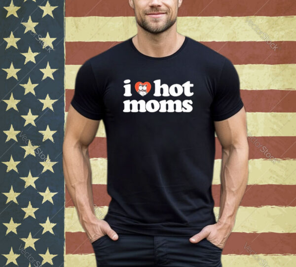 Official I Heart Hot Moms X Hooters Shirt