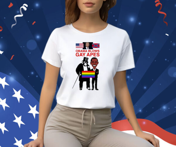 Donald Trump Obama Blows Gay Apes New T-Shirt