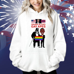 Donald Trump Obama Blows Gay Apes New Hoodie