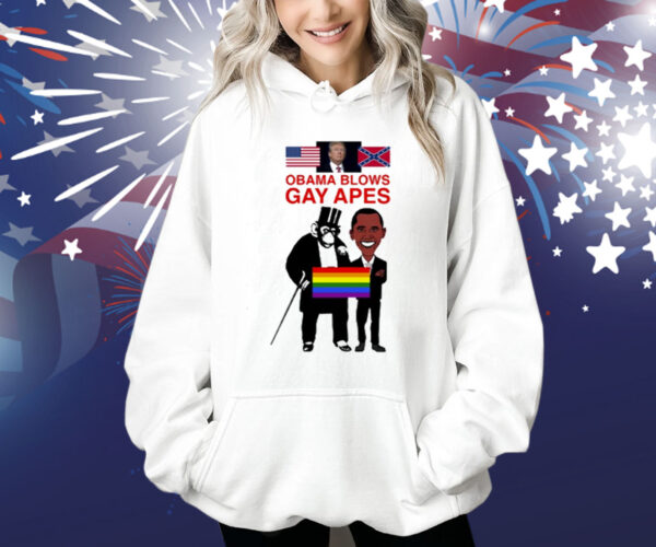 Donald Trump Obama Blows Gay Apes New Hoodie