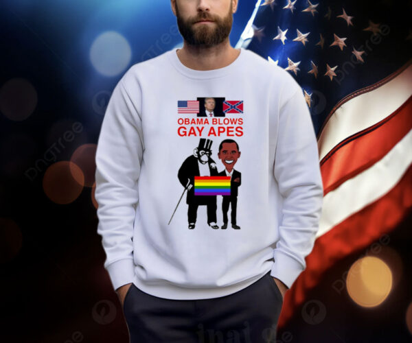 Donald Trump Obama Blows Gay Apes New Sweatshirt
