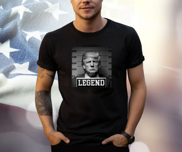 Zeek Arkham Trump Mugshot Legend T-Shirt