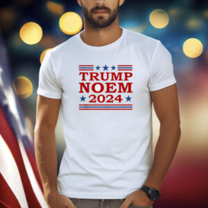 Trump Noem 2024 For President VP USA Election Patriotic Shirt