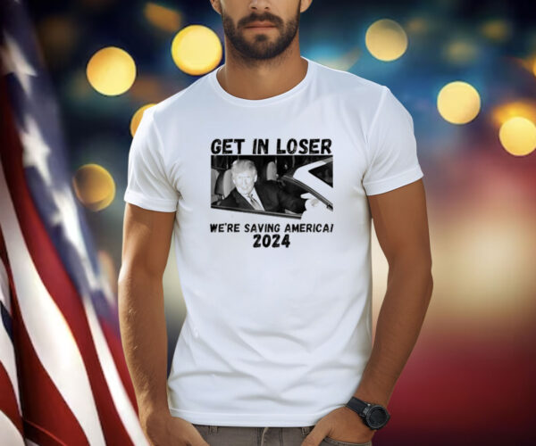 Funny Trump 2024 Saving America President Trump Gifts T-Shirt