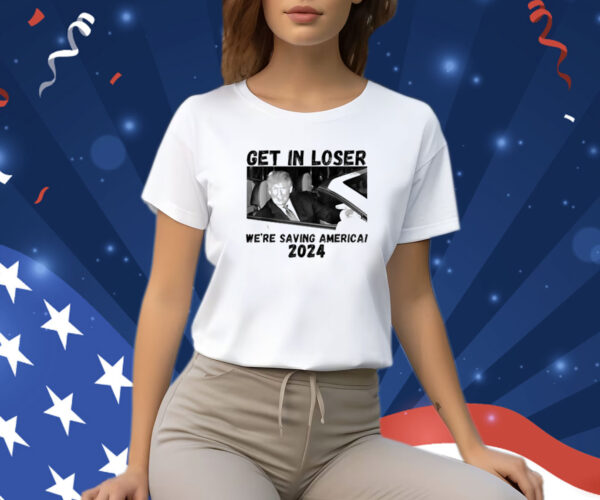 Funny Trump 2024 Saving America President Trump Gifts T-Shirt