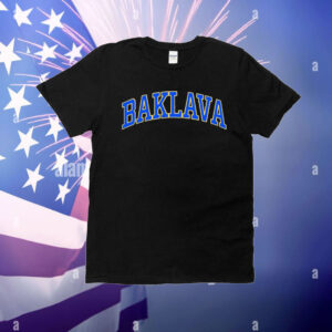 ActionBronson Wearing Blue Chips University Baklava t-shirt