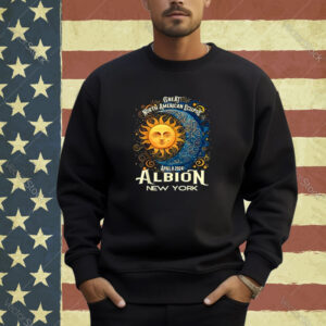 Albion New York 2024 Total Solar Eclipse Celestial Souvenir T-Shirt