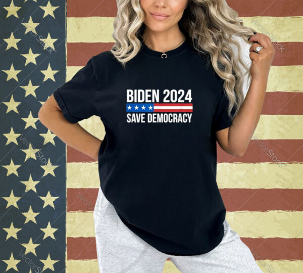 Biden 2024 - Save Democracy - T-Shirt