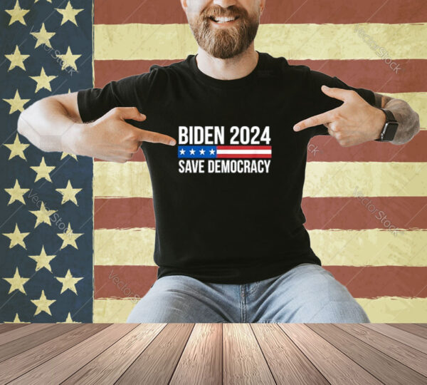 Biden 2024 - Save Democracy - T-Shirt