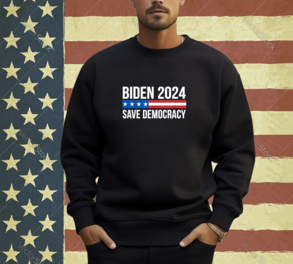 Biden 2024 - Save Democracy - T-Shirt