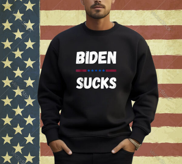 Biden Sucks Anti Biden Idiot Funny Political humor Tank Top