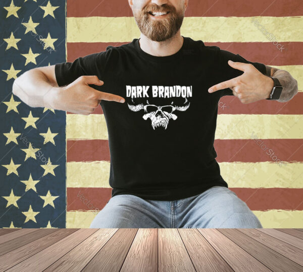 Dark Brandon Funny Biden Saving America Flag Political T-Shirt