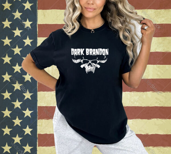 Dark Brandon Funny Biden Saving America Flag Political T-Shirt