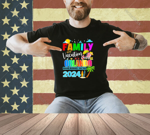 Family Vacation Orlando 2024 Beach Summer Vacation 2024 T-Shirt