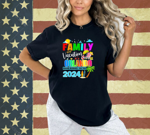 Family Vacation Orlando 2024 Beach Summer Vacation 2024 T-Shirt