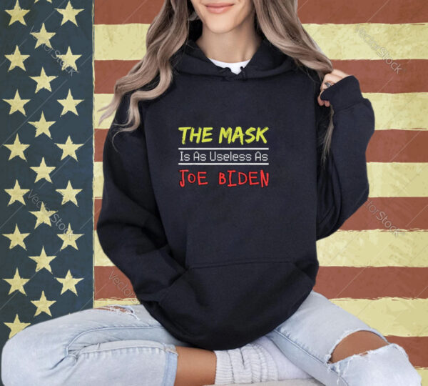 Funny Anti-Biden Covid-19 Mask Joe Biden Democracy President T-Shirt