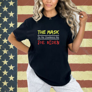 Funny Anti-Biden Covid-19 Mask Joe Biden Democracy President T-Shirt