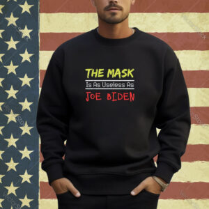 Funny Anti-Biden Covid-19 Mask Joe Biden Democracy President T-Shirt