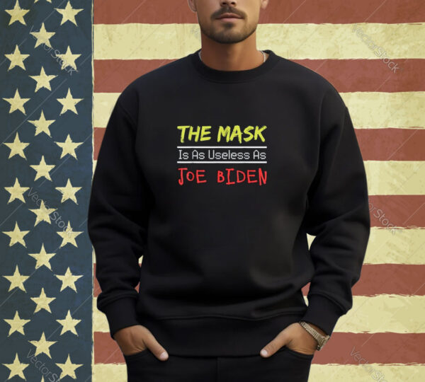 Funny Anti-Biden Covid-19 Mask Joe Biden Democracy President T-Shirt