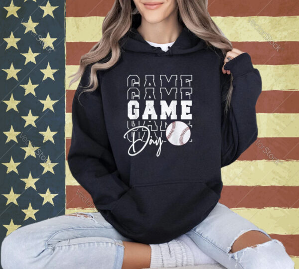 Game Day Vibes Baseball Shirt Girls Mom Baseball Life T-Shirt