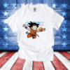 Goku from Dragon Ball in the style of Nirvana’s Nevermind T-Shirt