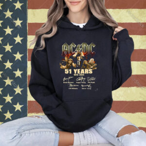 Graphic 51 Years ACDC 1973-2024 Sweatshirt