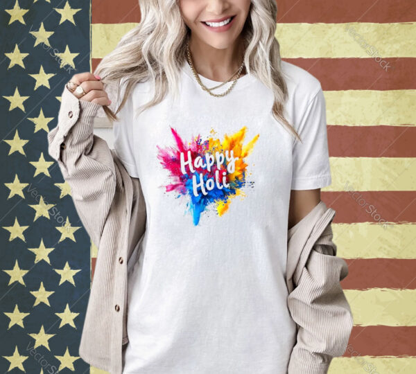 Happy Holi For Women Men Kids Color India Hindu Gifts T-Shirt