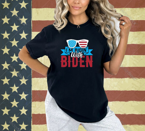 I'm Ridin' With Biden Joe Biden 2024 Election For President Long Sleeve T-Shirt