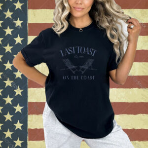 Last Toast Est 2024 On The Coast Retro Style 70s T-Shirt