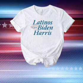 Latinos Con Biden Harris t-shirt