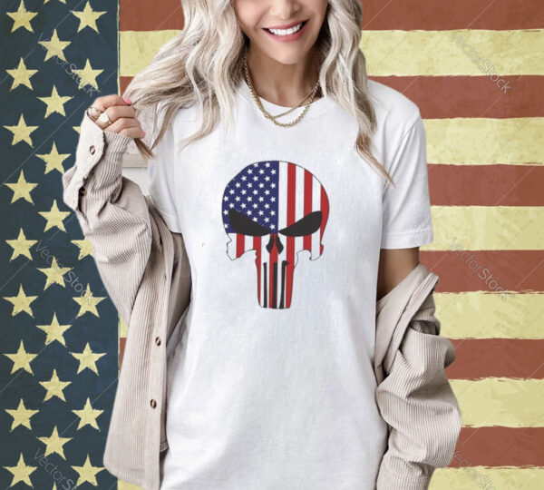 Punisher American Flag Unisex T-Shirt