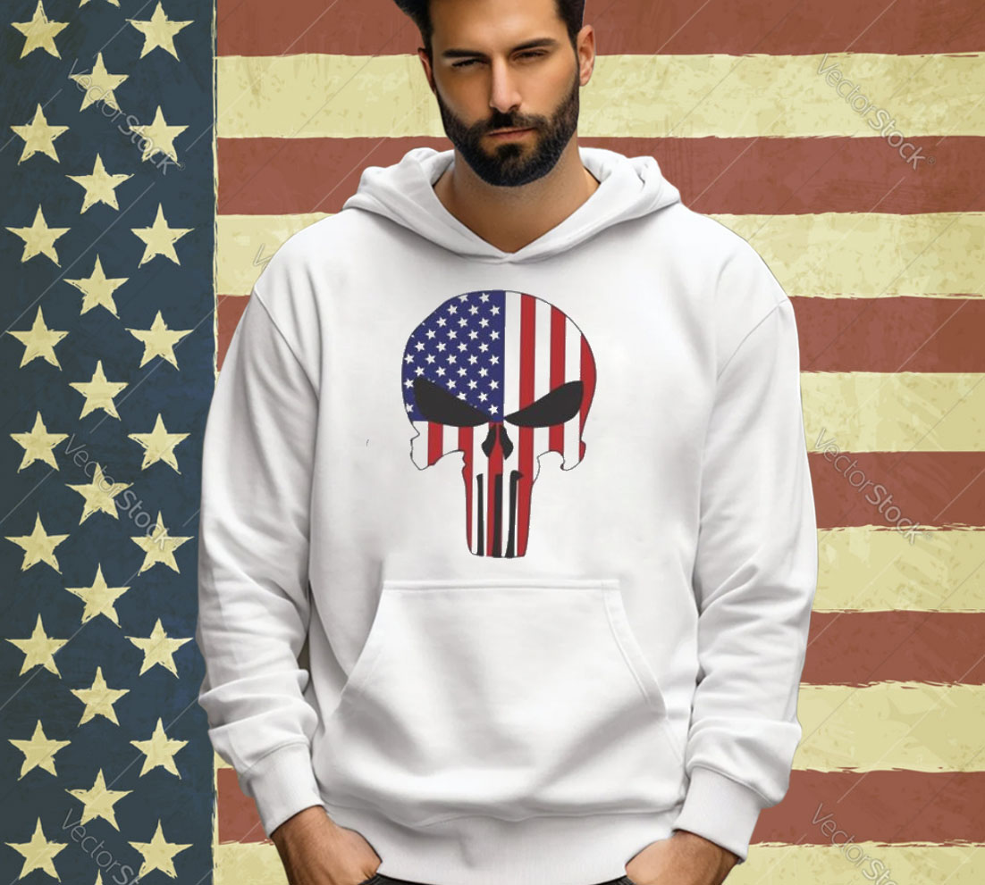 Punisher American Flag Unisex T-Shirt