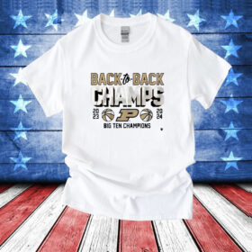 Purdue Basketball Back-To-Back B1g Champs T-Shirt