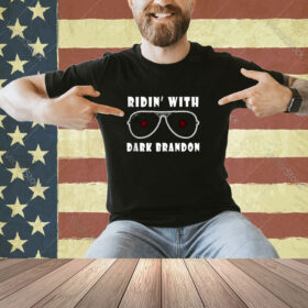 Ridin' with Dark Brandon President Joe Biden Democracy Funny Tank Top
