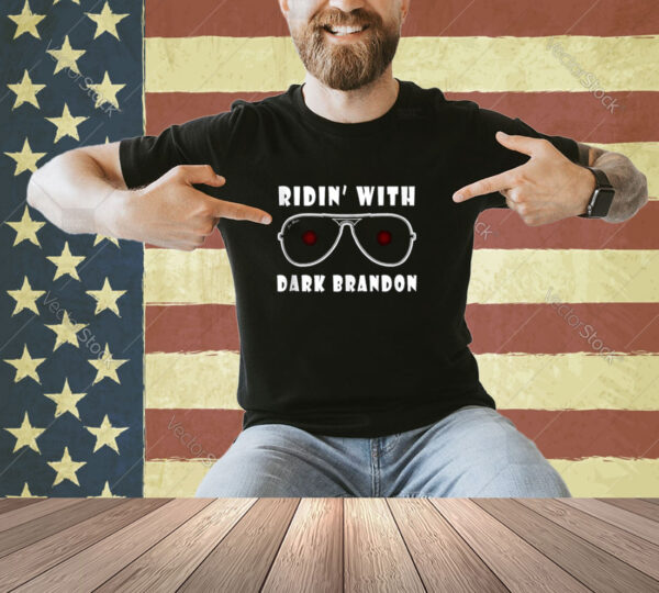 Ridin' with Dark Brandon President Joe Biden Democracy Funny Tank Top