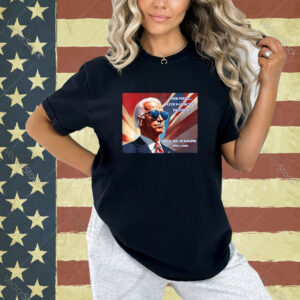 Solar Eclipse 2024 Retro Joe Biden Let's Watch This Together T-Shirt