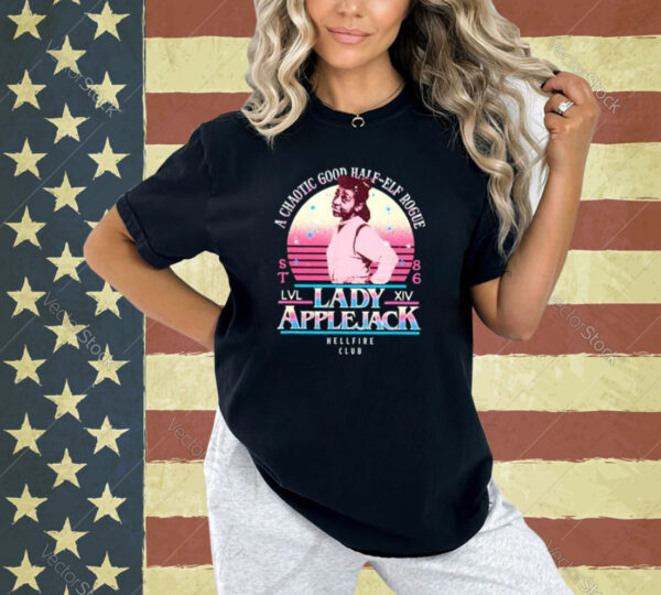 Stranger Things 4 Erica Lady Applejack Hellfire Club T Shirt