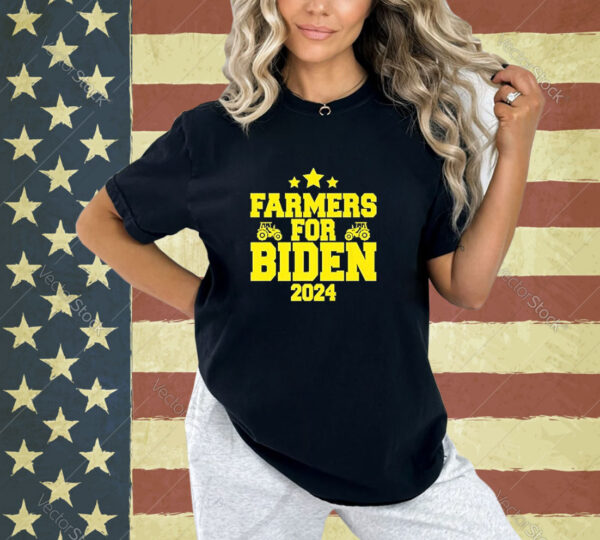 Vintage Farmers for Biden 2024 Biden Farmers Agriculture Premium T-Shirt