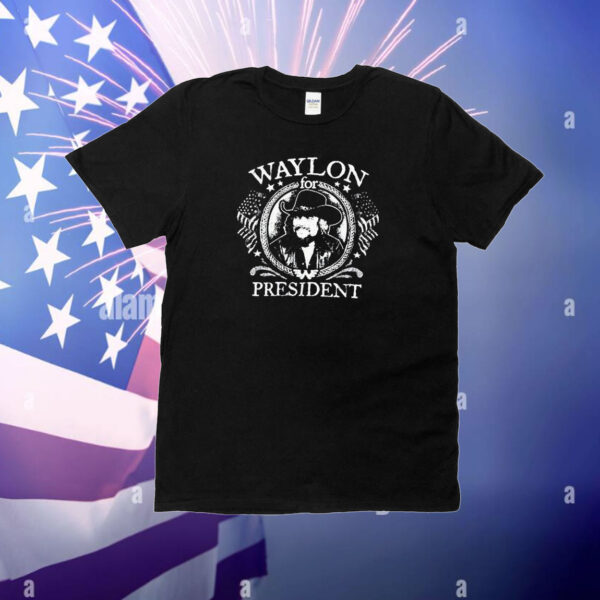Waylon For President Circle Photo Men’s t-shirt